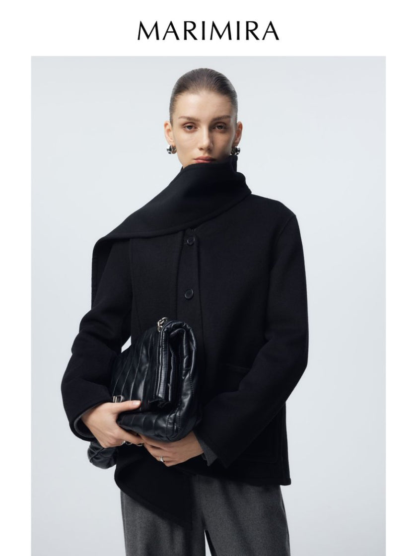 Black short jacket