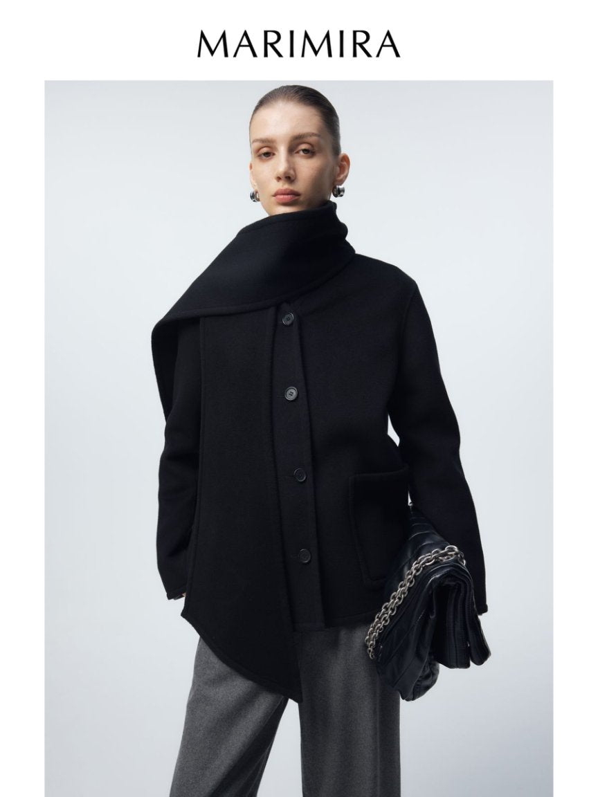 Black short jacket