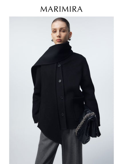 Black short jacket