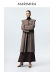 Dark gray long coat