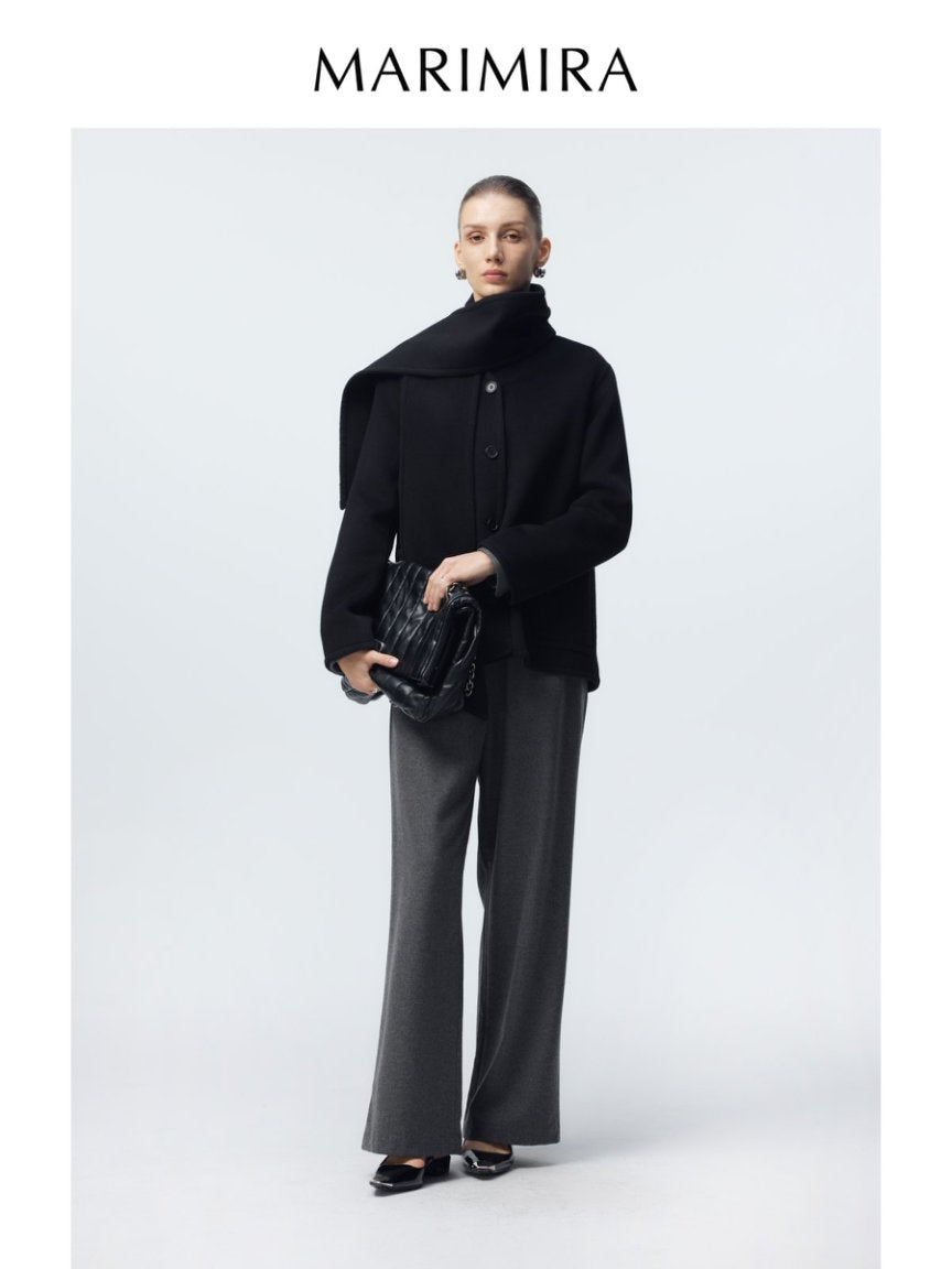 Black short jacket