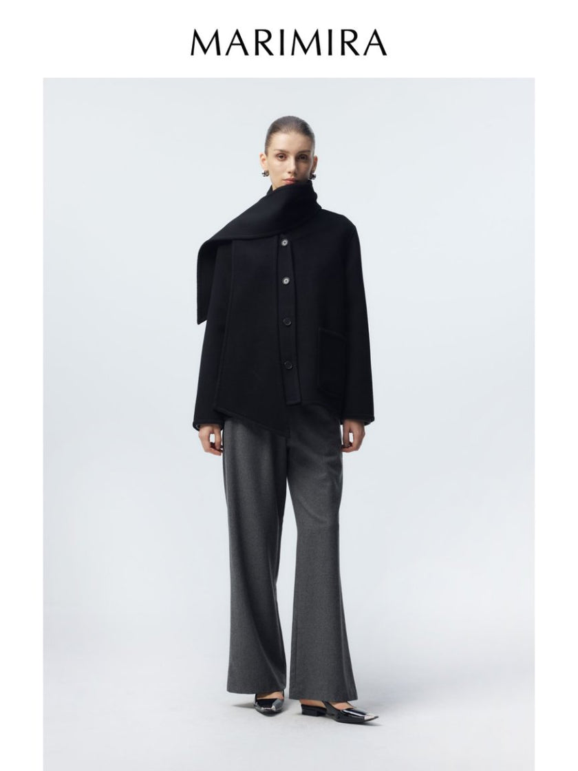 Black short jacket